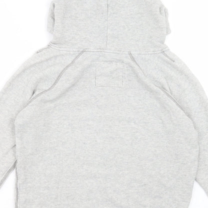 Hollister Womens Grey Cotton Pullover Hoodie Size XS Pullover