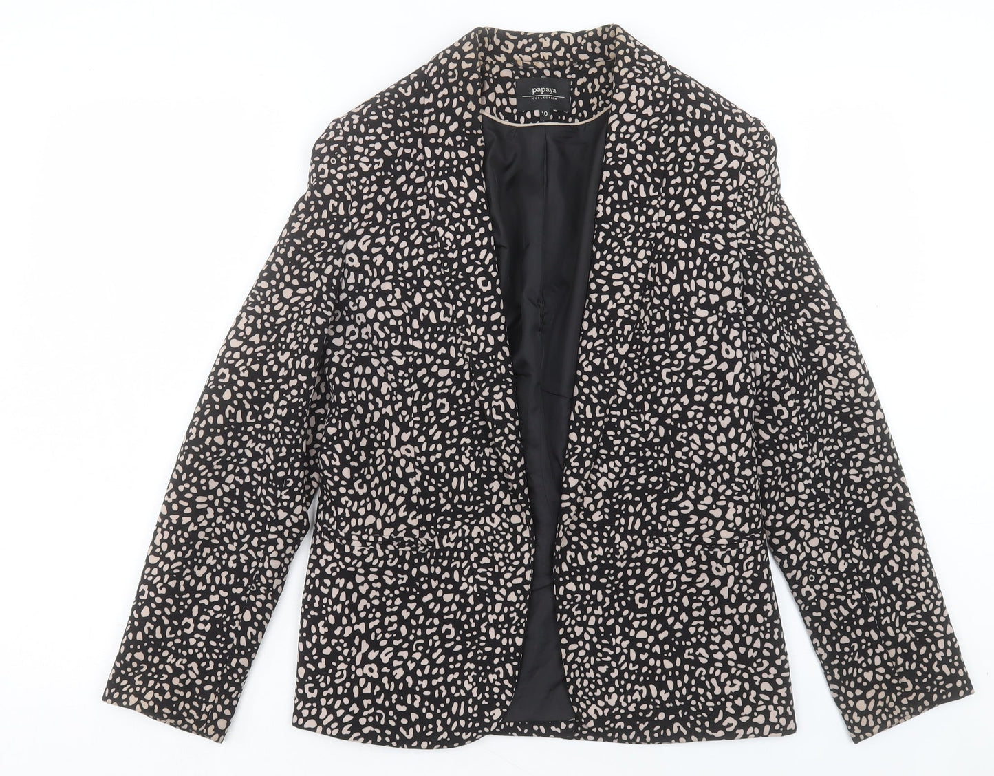 Womens UK Size 10 Papaya Black Jacket