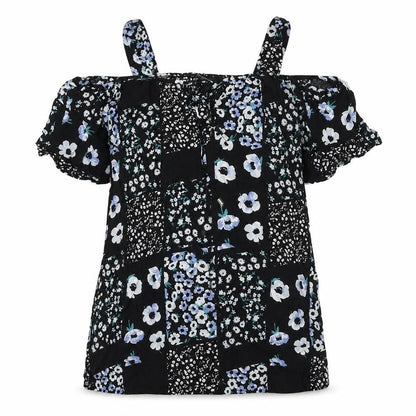 Womens UK Size 10 Dorothy Perkins Black Basic Blouse