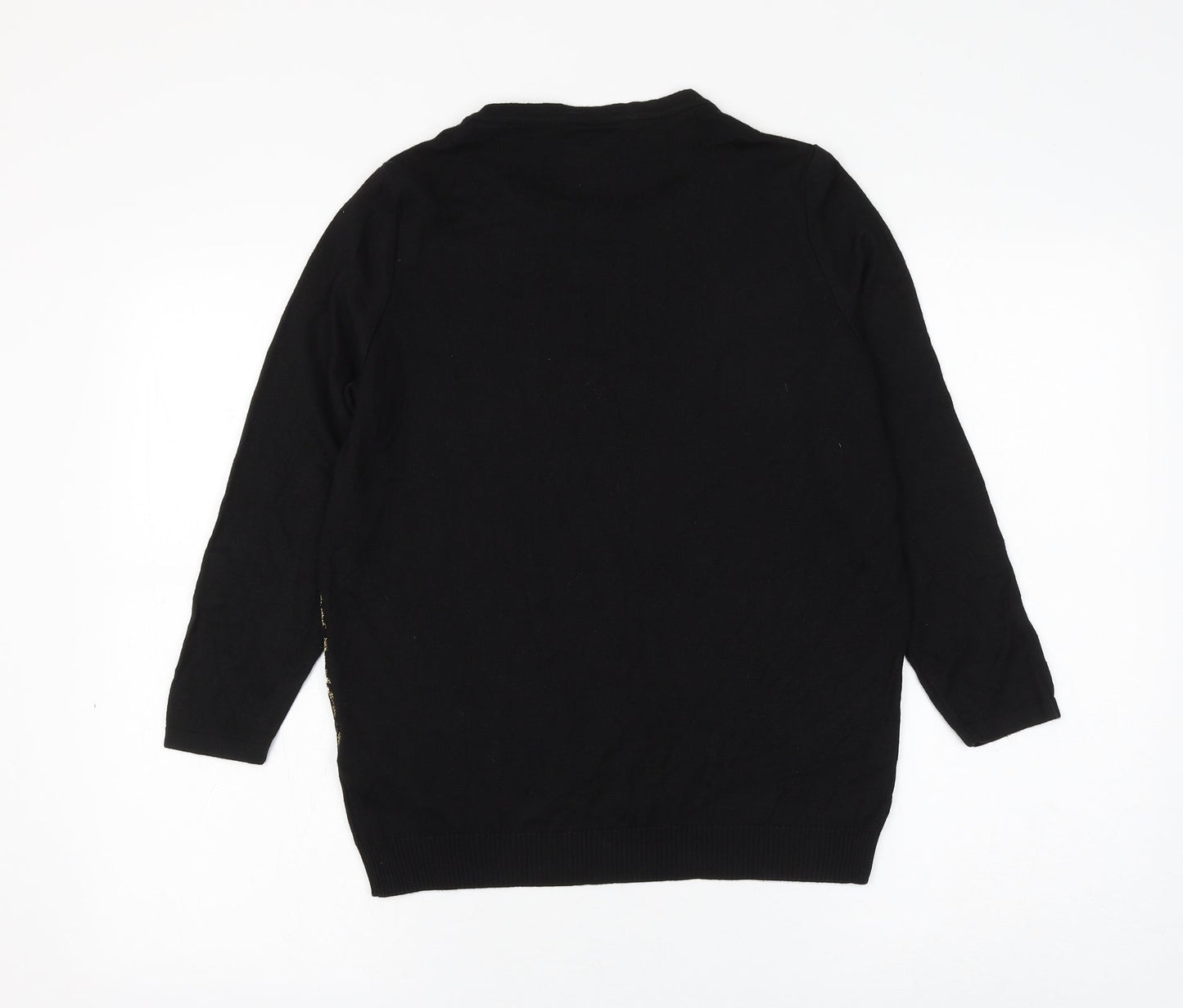 Womens UK Size S Bonmarché Black Pullover Jumper