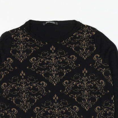 Womens UK Size S Bonmarché Black Pullover Jumper