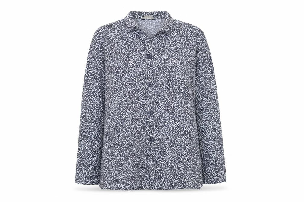 Womens UK Size S Marks and Spencer Blue Basic Button-Up