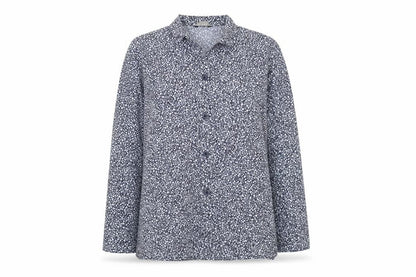 Womens UK Size S Marks and Spencer Blue Basic Button-Up