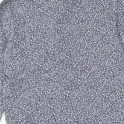 Womens UK Size S Marks and Spencer Blue Basic Button-Up