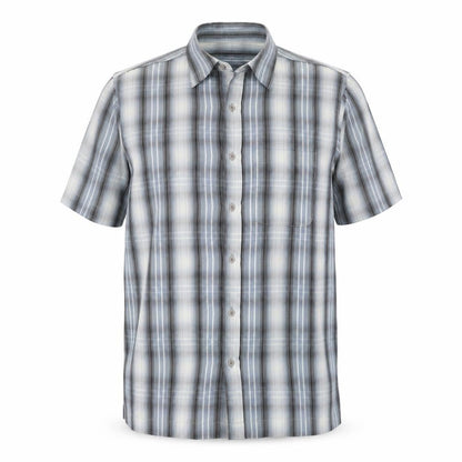 Mens UK Size M BHS Blue  Button-Up Short Sleeve Casual Shirt
