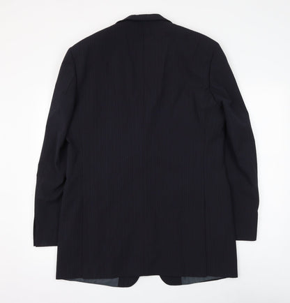 Mens UK Size 40 Marks and Spencer Regular Blue Suit Jacket