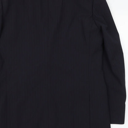 Mens UK Size 40 Marks and Spencer Regular Blue Suit Jacket