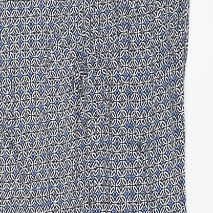 Womens UK Size 10 Marks and Spencer Regular Fit  Blue Trousers