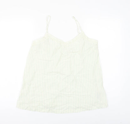 Womens UK Size 10 Marks and Spencer White Camisole Tank