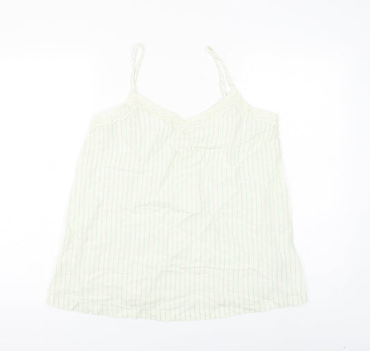 Womens UK Size 10 Marks and Spencer White Camisole Tank