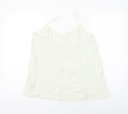 Womens UK Size 10 Marks and Spencer White Camisole Tank