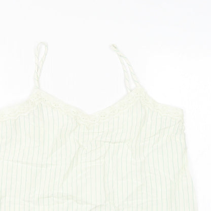 Womens UK Size 10 Marks and Spencer White Camisole Tank