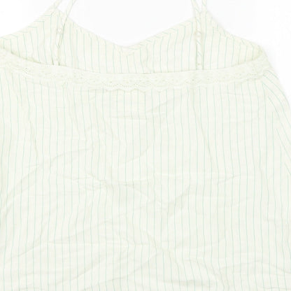 Womens UK Size 10 Marks and Spencer White Camisole Tank