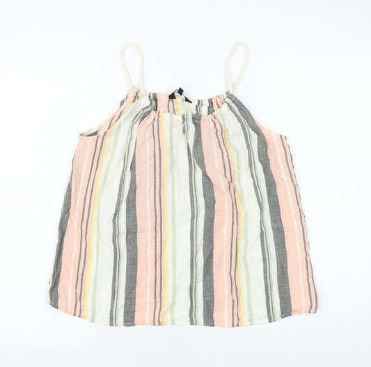 Womens UK Size 12 New Look Multicoloured Camisole Tank