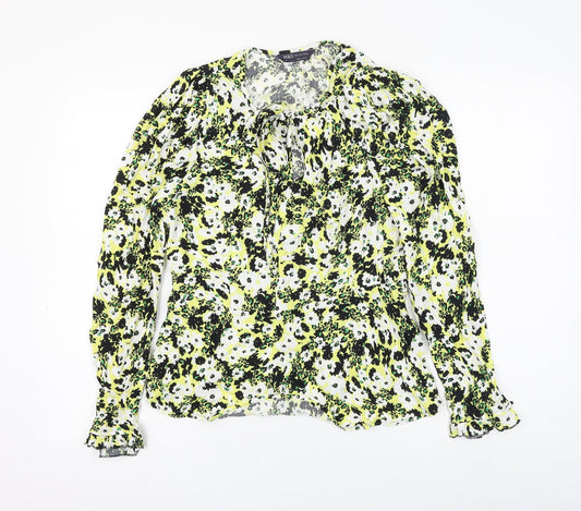 Womens UK Size 10 Marks and Spencer Multicoloured Basic Blouse