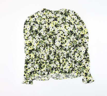 Womens UK Size 10 Marks and Spencer Multicoloured Basic Blouse