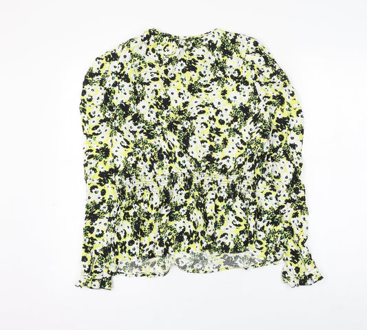 Womens UK Size 10 Marks and Spencer Multicoloured Basic Blouse