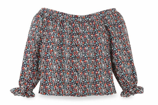 Womens UK Size 8 Red Herring Multicoloured Cropped T-Shirt