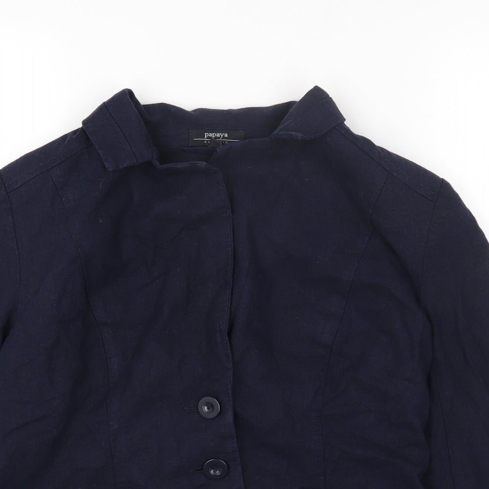 Womens UK Size 10 Papaya Blue Jacket