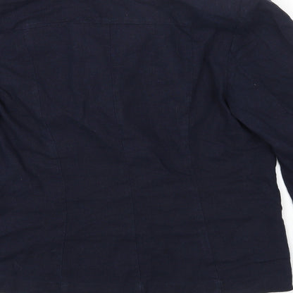 Womens UK Size 10 Papaya Blue Jacket