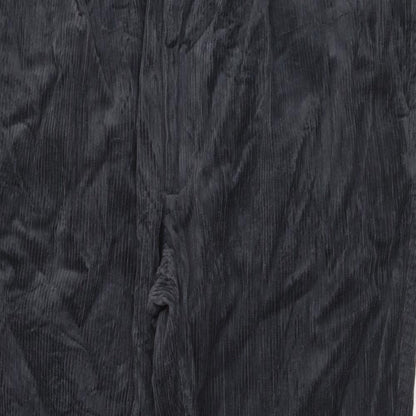 Marks and Spencer Mens Grey Cotton Tapered Jeans Size 38 in L28 in Regular Button