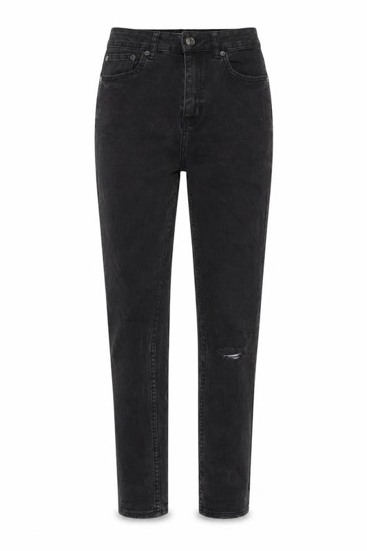 Womens UK Size S Zara Regular Fit Mom Grey Jeans