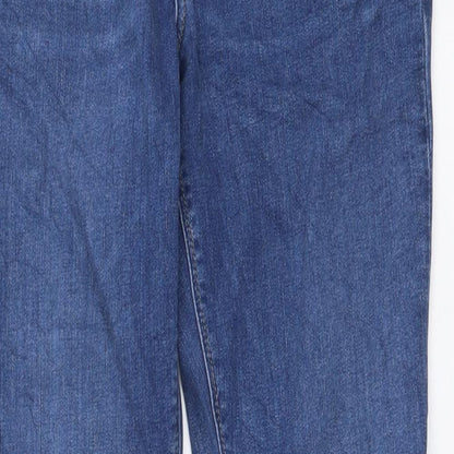 Womens UK Size L H&M Regular Fit Skinny Blue Jeans