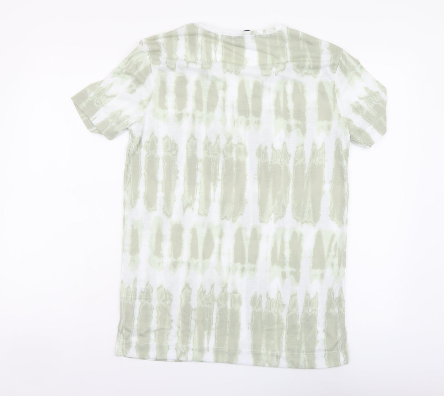 Womens UK Size 6 Marks and Spencer Green Basic T-Shirt