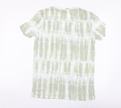 Womens UK Size 6 Marks and Spencer Green Basic T-Shirt
