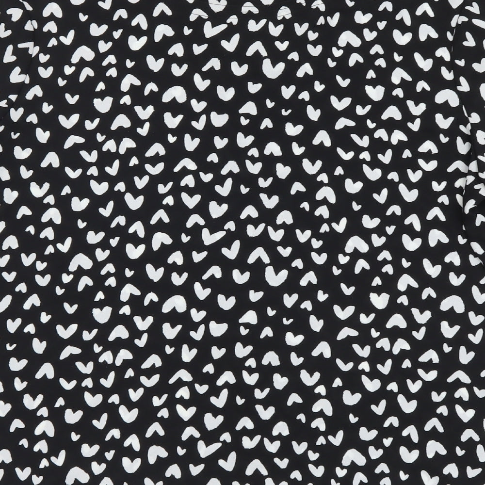 Womens UK Size 10 Marks and Spencer Black Basic Blouse