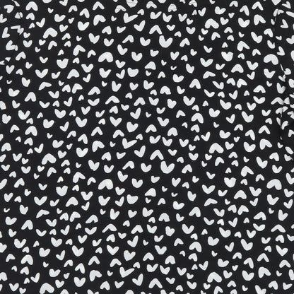 Womens UK Size 10 Marks and Spencer Black Basic Blouse
