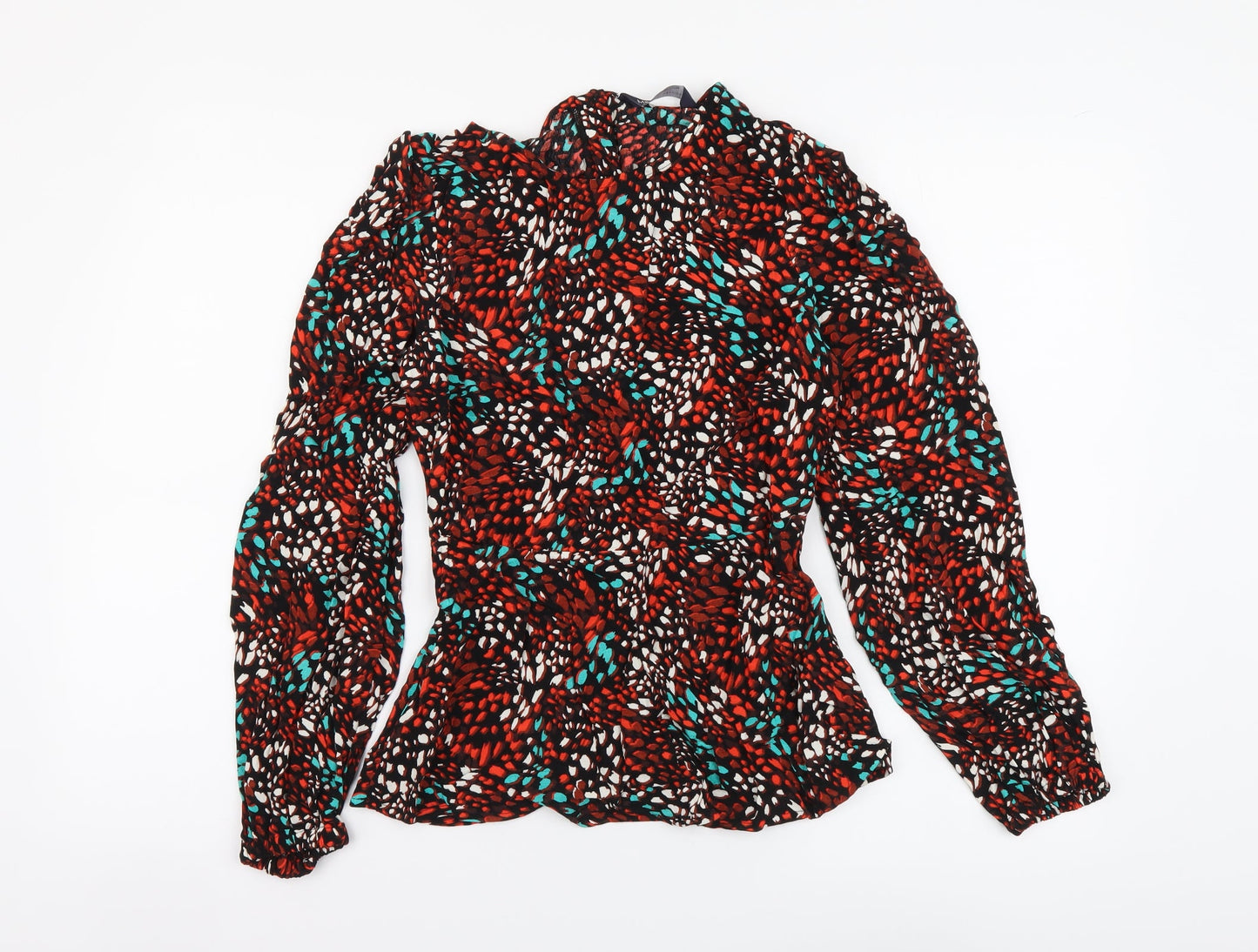 Womens UK Size 6 Marks and Spencer Red Basic Blouse