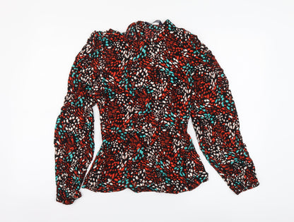 Womens UK Size 6 Marks and Spencer Red Basic Blouse