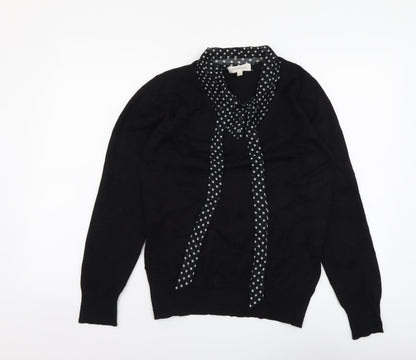 Womens UK Size M Paramour Black Pullover Jumper