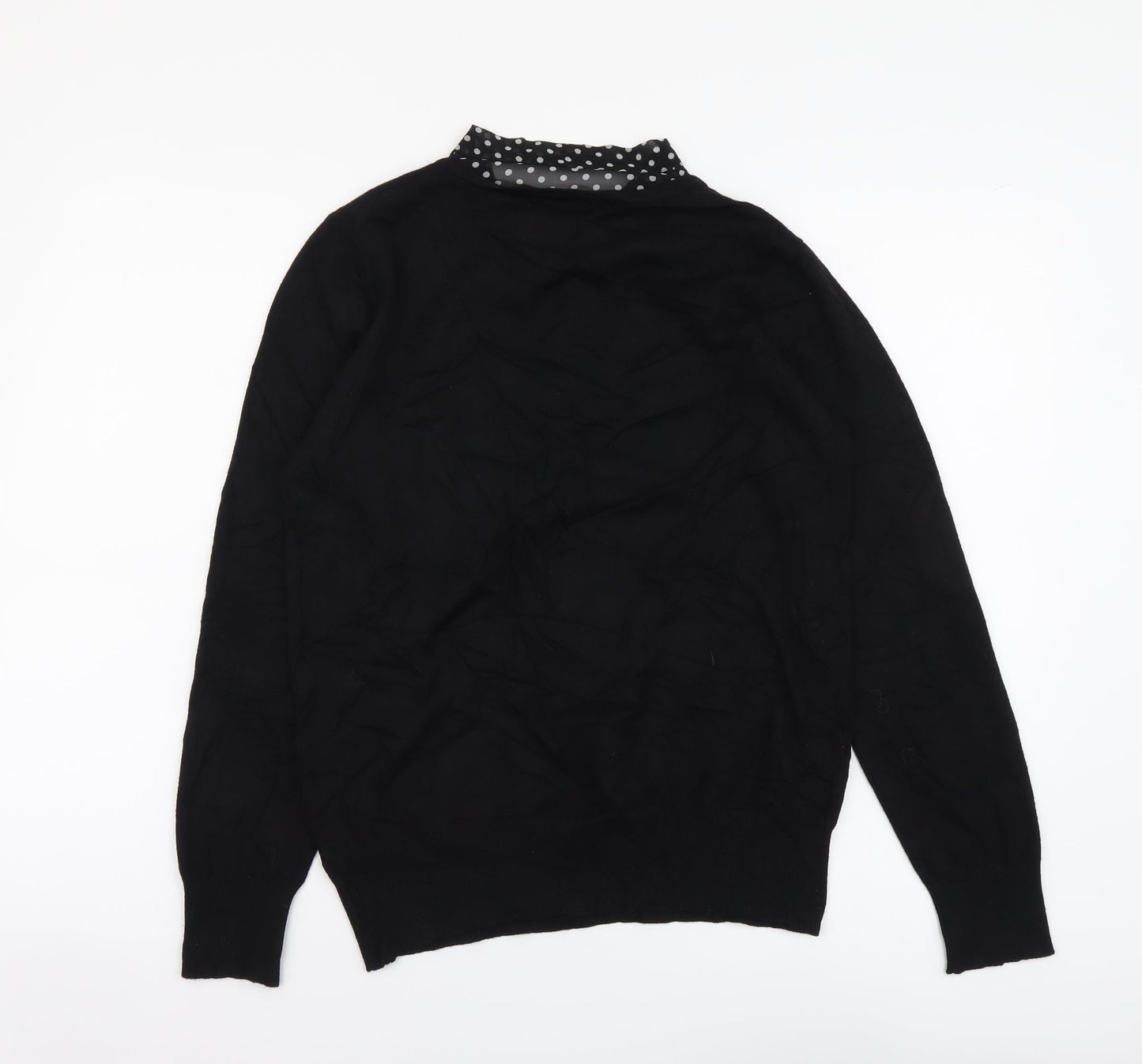 Womens UK Size M Paramour Black Pullover Jumper