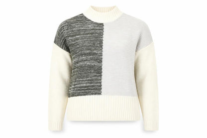 Womens UK Size M Papaya Multicoloured Pullover Jumper
