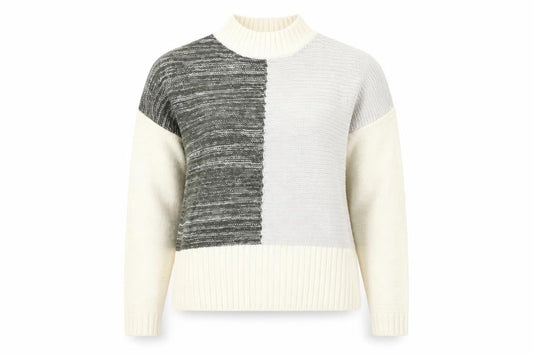 Womens UK Size M Papaya Multicoloured Pullover Jumper