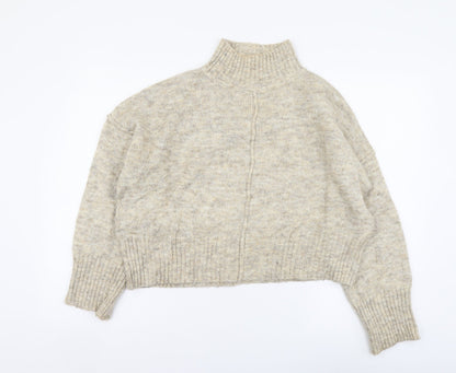 Womens UK Size M New Look Beige Pullover Jumper