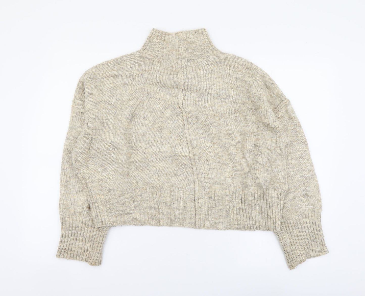 Womens UK Size M New Look Beige Pullover Jumper