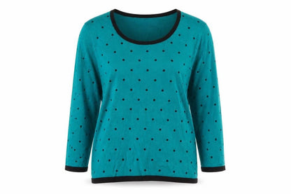 Womens UK Size S Precis Green Pullover Jumper