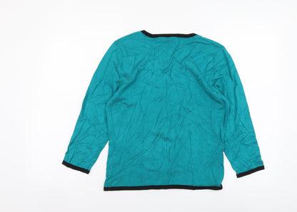 Womens UK Size S Precis Green Pullover Jumper