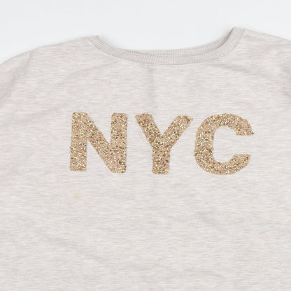 Matalan Womens Ivory Polyester Pullover Sweatshirt Size XL Pullover - NYC