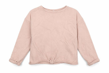 H&M Girls Pink Cotton Pullover Sweatshirt Size 7-8 Years Pullover