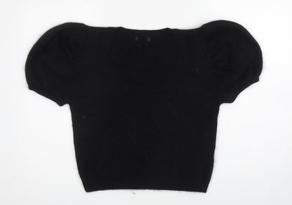 Womens UK Size 10 Matalan Black Pullover Jumper