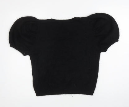 Womens UK Size 10 Matalan Black Pullover Jumper