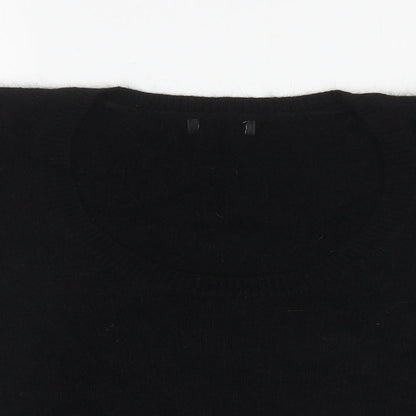 Womens UK Size 10 Matalan Black Pullover Jumper