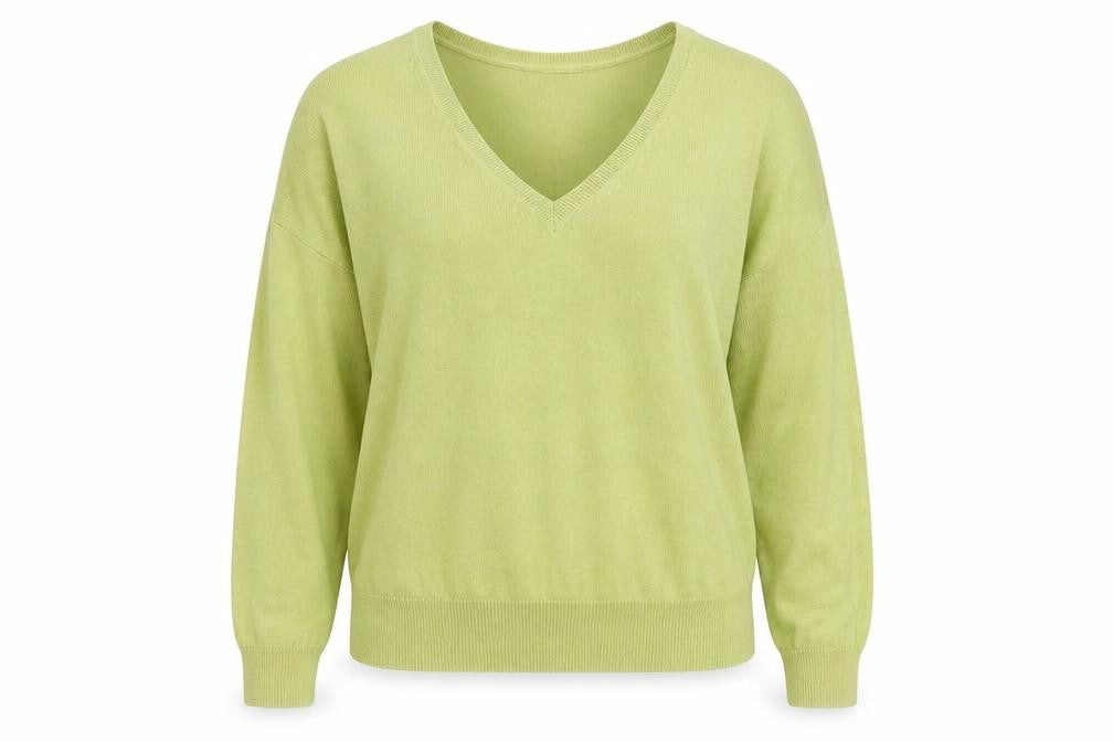 Womens UK Size 14 Marks and Spencer Green Pullover Jumper