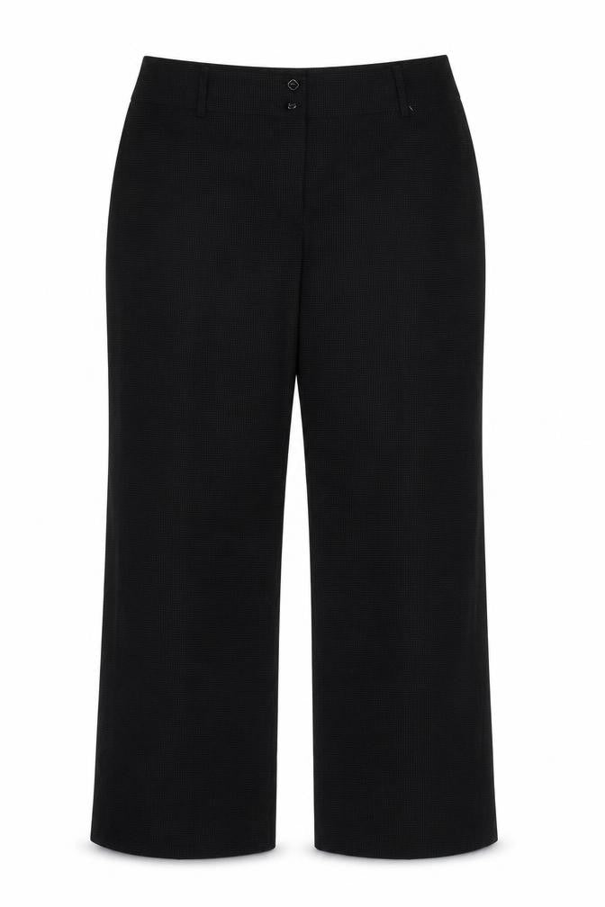 Womens UK Size 16 AMARANTO Regular Fit Dress Pants Black Trousers