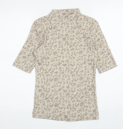 Womens UK Size 6 Marks and Spencer Beige Pullover Jumper