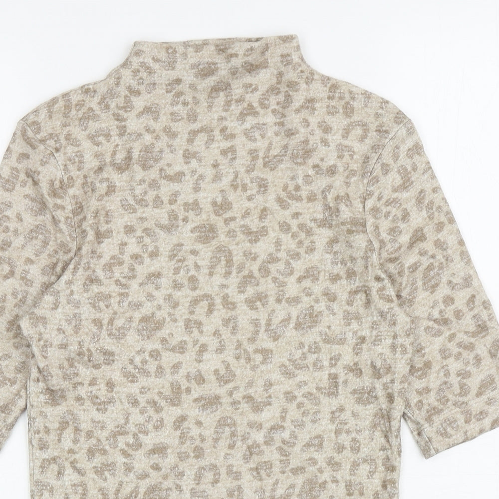 Womens UK Size 6 Marks and Spencer Beige Pullover Jumper